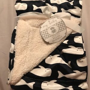 My Baby whale blanket